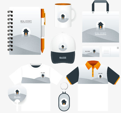 矢量企业办公用品VI设计 塑造专业企业形象的艺术